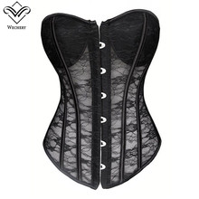 Wechery Steampunk Corset Top Underwear Sexy Gothic Clothing Corsets and Bustiers Lace Up Korset Corselet Women Waist Trainer 2024 - buy cheap