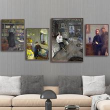 Decoração da casa de Impressão Da Arte Da Lona Parede Pictures para Sala de estar Poster Francês Edouard Vuillard Impressões de Lona Pinturas de Figuras 2024 - compre barato