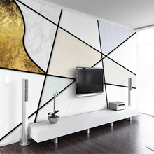 Papel de parede decorativo de parede de fundo de tv com linhas simples e texturas geométricas no norte da europa 2024 - compre barato