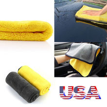 US Super Absorbent Car Wash Microfiber Towel Car Cleaning Drying Cloth Hemming 2024 - buy cheap