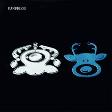 PANFELOU Metal craft oxen paper die cutting dies for Scrapbooking/DIY Easter wedding Halloween cards 2024 - buy cheap