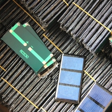 Bueshui-Mini célula Solar policristalina epoxi, 0,2 W, 1,5 V, DIY, cargador de Panel Solar para batería de 1,2 V, luz de juguete para estudio, 30x60MM, 100 Uds. 2024 - compra barato