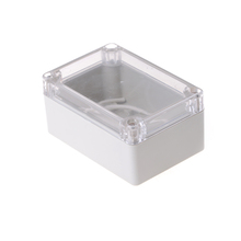 1PCS Plastic Waterproof Clear Cover Plastic Electronic Project Box Enclosure Case Shell Electrical Connector 100*68*50mm 2024 - buy cheap