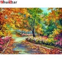 Diamond Embroidery Landscape 5D DIY Diamond Painting Cross Stitch fallen leaves Full Square Drill Decoration Home XY1 2024 - buy cheap