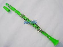 New Green Color clarinet Soprano Bb nickel plated ABS material 2024 - buy cheap