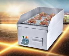 Placa elétrica de ranhuras 2kw, ferramenta de cozinha de aço bife com onda, frigideira de alimentos FY-250A 2024 - compre barato