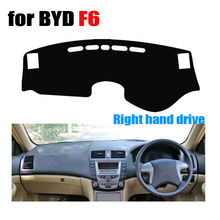 Cubiertas de salpicadero de coche mat para BYD F6 todos los años a la derecha driver dashmat pad dash cover auto accesorios para el tablero 2024 - compra barato