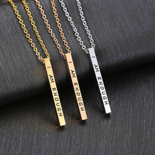 New Fashion Rose Gold Color Pendants Necklaces For Women Clavicle Chain Men Silver Color Necklace Lover's Jewelry Wholesale 2019 2024 - buy cheap