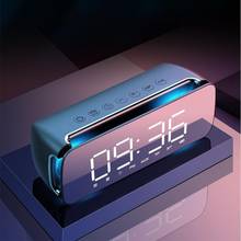 LEORY T68 Dual Loudspeaker Subwoofer LED Wireless bluetooth Speaker Alarm Clock FM Radio Speaker Color Screen 2024 - buy cheap