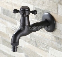 Black Oil Rubbed Brass washer faucet wall mounted  bathroom Laundry Water Tap tav111 2024 - buy cheap