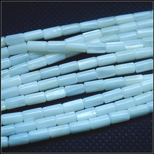 50pcs nature white shell strings cylinder shape column 4x7mm freshwater shell beads accessories with good quality 2024 - buy cheap