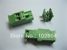 10 Pcs Pitch 5.08A 5.08mm 2way/pin Angle-pin Screw Terminal Block Connector Pluggable Type 2EDCD-5.08A-2EDCR Green HOT Sale 2024 - buy cheap
