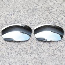 E.o.s polarizado lentes de substituição aprimoradas para óculos de sol oakley jawbone-espelho polarizado cromo prata 2024 - compre barato