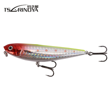 Tsurinoya DW12 85mm/10g Top Water Pencil Fishing Lure ABS Plastic Hard Fishing Bait Treble Hooks Pencil Fishing Lures 2024 - buy cheap