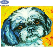 pet Diamond Painting Full Square/round drill Mosaic shih tzu painting Rhinestone of Picture 5d diy Diamond Embroidery Home Decor 2024 - buy cheap