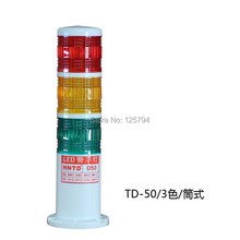 Máquina de luz de advertência td50, luz led tricolor, luzes de alarme, tipo barril, dc24v, torre minaret, luzes de aviso led 2024 - compre barato