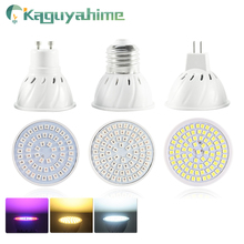 Kaguyahime светодиодный MR16 GU10 E27 светодиодный лампы 220 V Светодиодный прожектор 2835 SMD светодиодные лампы светодиодный Grow Light высокого придает тунике особый шарм свет бомбилья 2024 - купить недорого