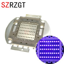 Luz LED ultravioleta de alta potencia, Chips de lámpara, 20W, 30W, 50W, 100W, 395nm, púrpura 2024 - compra barato