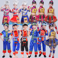 6 styles Child Traditional Chinese Clothing For Girls Hanfu Chinese Dress Minority Dance Kids Costumes Princess Dresses 2024 - buy cheap