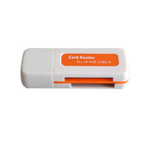 Лидер продаж, 2 шт., 4 в 1, устройство для чтения нескольких карт памяти USB 2,0 для M2 SD SDHC DV Micro SD TF, картридеры 2024 - купить недорого