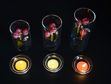 1PC New European style DIY creative ECO Candle Holder Glass Candlesticks dinner at home decoration glass crafts JY 1176 2024 - buy cheap