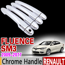 Chrome Handle Cover Trim Set for Renault Fluence SM3 2009 2010 2011 2012 2013 2014 2015 2017 2018 2019 Accessories Stickers 2024 - buy cheap