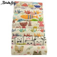 Booksew  Tissu Animal Pattern 100% Cotton Fabric Meters 40cmx50cm Colorful Cloth Quilts DIY Doll Patchwork  Dress Home Tela 2024 - buy cheap