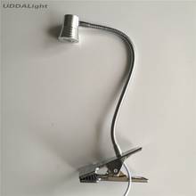 reading light 3W adjustable wall lamp SILVER with plug and switch Clip wall reading lamp 2024 - buy cheap