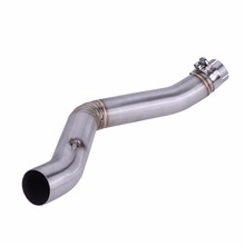 Exhaust Middle Link Pipe Motorcycle Modification Exhaust Vent Middle Link Pipe Stainless Steel Universal for Benelli TRK 502 2024 - buy cheap