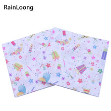 [RainLoong] Happy Birthday Pattern Print Napkin For Birthday Party Tissue Decoration Decor 33*33cm 1 pack 2024 - buy cheap