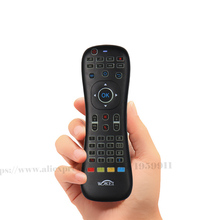 Control remoto inteligente para caja Android TV, dispositivo con voz y función retroiluminada, teclado Air Mouse, nuevo 2024 - compra barato