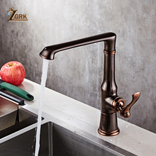 ZGRK Kitchen Faucets Contemporary Oil rubbed Bronze Kitchen Sink Faucet High Spout Deck Mounted Mixer Hot Cold Water Tap Crane 2024 - buy cheap