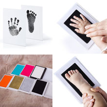 Детские безопасные чернила для печати коврик для рук отпечаток пальца отпечаток руки комплект Keepsake Maker Memories DIY 2024 - купить недорого
