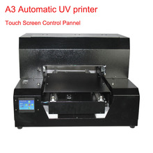 Automatic  A3 size UV  flatbed Printer with 3D relief printing effect  Phone case UV printer 2024 - buy cheap