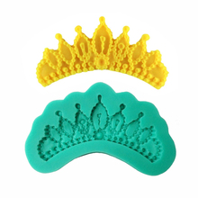 3D Silicone Crown Shape Sugarcraft Cookie Cupcake Chocolate Baking Mold Fondant Cake Decorating Tools 2024 - buy cheap