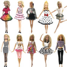 NK-Conjunto de ropa de princesa para niña, traje de princesa, ropa de fiesta, Top, vestido para muñeca Barbie, el mejor regalo, juguetes para bebé, 10 Uds. 2024 - compra barato