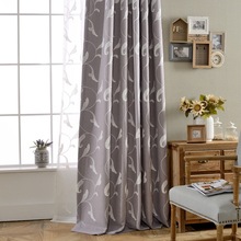 Embroidery Curtains And Tulle Modern  Embroidered Voile Sheer Curtains  Screens Quality Curtain Cortinas Para Sala De Luxo 2024 - buy cheap