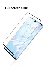 Full Glue 10D Glass For Huawei P30 Pro Mate20pro Protective Glass P30pro Ful Ashesive On Wholel Screen Protector Full Cover 2024 - buy cheap