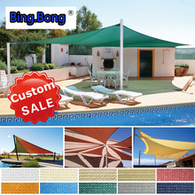 Sun Shade Sail Custom HDPE Mesh Cloth Shading Net Outdoor Awning Toldo Garden Canopy Gazebo Roof Tents Sunscreen UV Carport 2024 - buy cheap