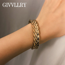 Free Shipping Creative Punk Wide Cuff Bangles For Women Vintage Gold Carved Relief Open Bracelet Bangle Jewelry 2024 - buy cheap