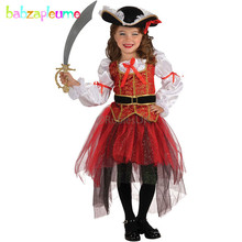 Babzapleume-ropa de baile para niñas, conjunto de 4 unids/set, disfraz de fiesta de Halloween, Pirata, 2-8T Y001 2024 - compra barato