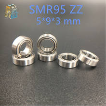 Free shipping 10pcs SMR95ZZ L950ZZ stainless steel 440C deep groove ball bearing 5x9x3 mm miniature bearing 2024 - buy cheap