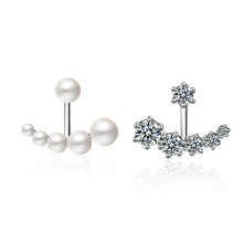 XIYANIKE-pendientes de plata de ley 925 para mujer, joyería con perlas irregulares AAAAA de circonita de alta calidad, nuevo diseño para regalo, 2019 2024 - compra barato