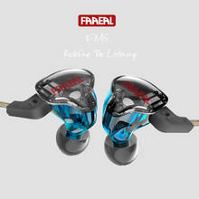 Newest FAAEAL FMS BA+DD Hybrid Earphone Detachable Cable In Ear Audio Monitors Noise Isolating HiFi Music Sports Earphone 2024 - buy cheap