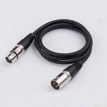 2pcs Computer Cable Connector XLR Male To Female Extension Cable Microphone Mixer Balance XLR Connector Audio Line 2024 - buy cheap