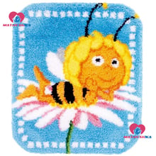 Kits de costura con aguja de lengüeta para alfombra "fly bee" alfombras tejida bordado aguja de ganchillo para alfombra Bordado de hilo Foamiran para manualidades crochet 2024 - compra barato