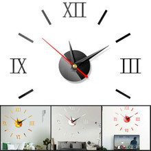 DIY Large Acrylic Modern Wall Clock Watch 3D Mirror Surface Stickers Vintage Living Room Kids Room Home Office Decor 2024 - buy cheap