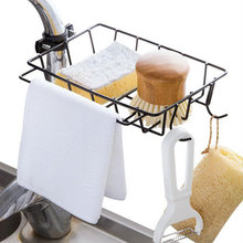 Faucet Clip Drain Shelf Iron Wire Hanging Towel Organizer Bathroom Strong Load Bearing Large Capacity Kitchen Sink Storage Rack 2024 - buy cheap