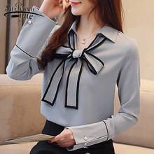 Fashion Spring 2021 Office Blouse Long Sleeve Chiffon Blouses Shirt Womens Tops And Blouses Elegant Blouse Women Shirts 1868 50 2024 - buy cheap