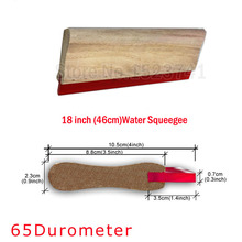 18 inch (46cm) water based screen printing ink squeegee - 65 durometer 2024 - buy cheap